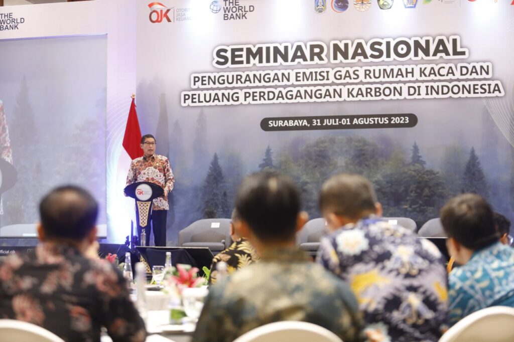 OJK Dukung Pengurangan Emisi Gas Rumah Kaca Dan Siapkan Penyelenggaraan Bursa Karbon