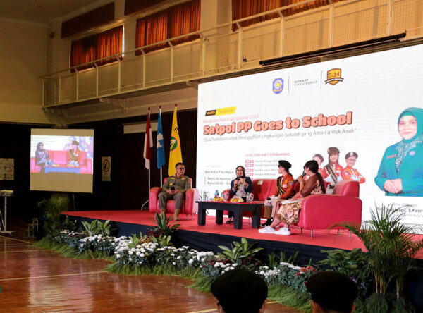 Satpol PP Goes To School Ajak Siswa Kampanyekan Stop Bullying