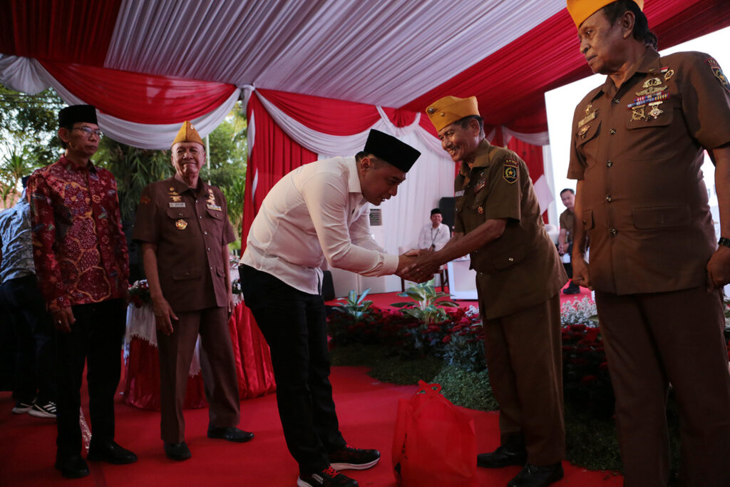 Sambut HUT ke-78 RI, Wali Kota Eri Gelar Tasyakuran bersama LVRI Surabaya