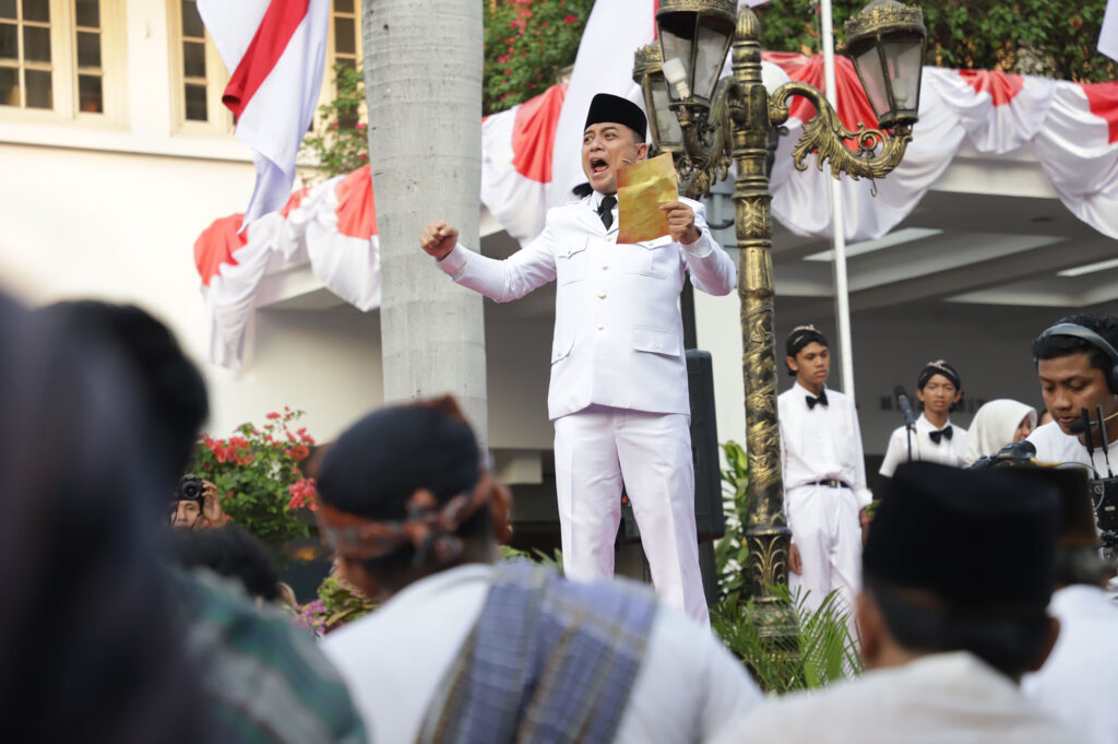 Wali Kota Eri Cahyadi Daftarkan Drama Kolosal Refleksi Perobekan Bendera ke Kharisma Event Nusantara Kemenparekraf RI