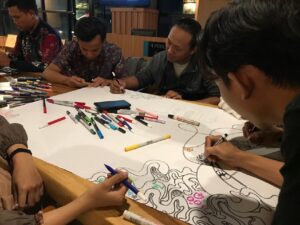 Aston Inn Jemursari Jadi Titik Kumpul Komunitas Seni Doodle Surabaya