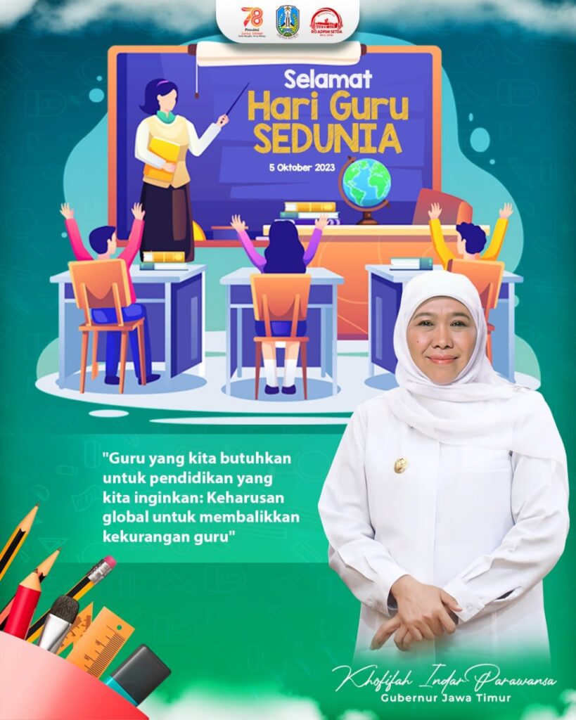 Gubernur Khofifah Dorong Guru Terus Berinovasi Cetak Generasi Emas 2045