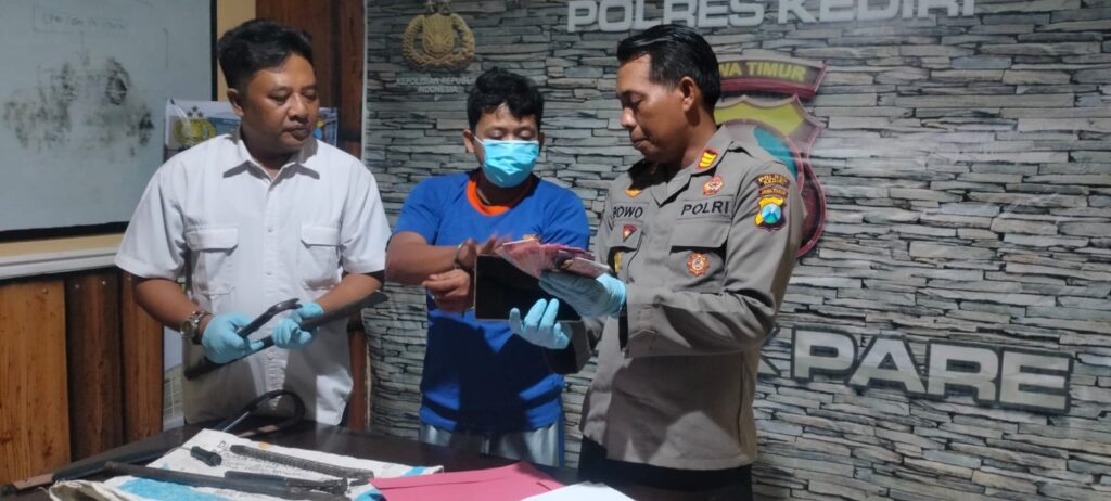 Curi Barang Milik Cafe di Kediri, Pemuda Asal Jombang Diringkus Polisi