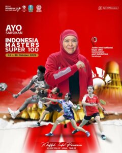 Indonesia Masters Super 100 Siap Digelar, Gubernur Khofifah: Ayo Ramaikan