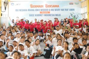 Arumi Dampingi Kunjungan Kerja Ibu Negara RI dan Ibu Wuri Ma’ruf Amin Bersama OASE KIM