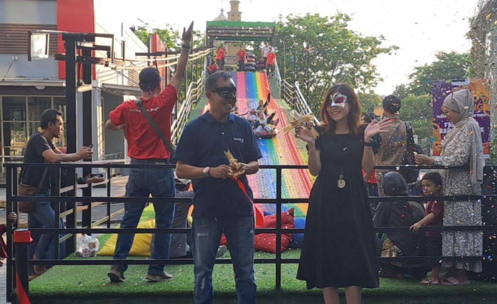 Game4 Indonesia Hadirkan Wahana Rainbow Slide di Marvell City Mall