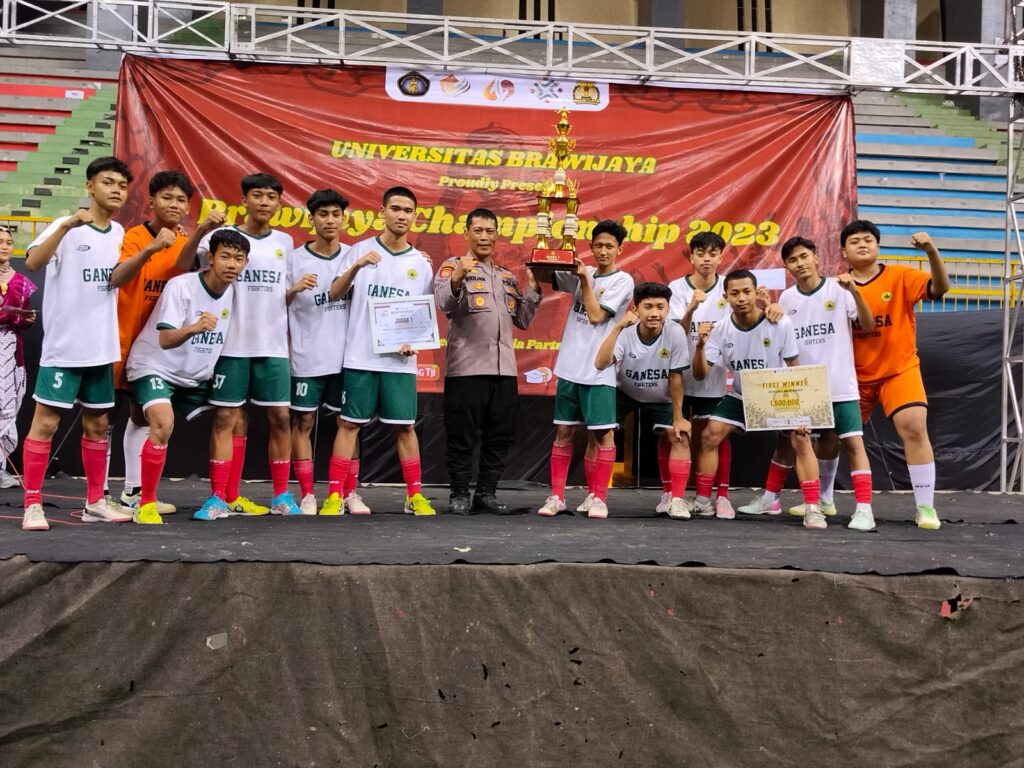 Polsek Mojoroto dan Jajaran Samping Amankan Turnamen Futsal Brawijaya Championship 2023