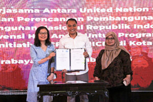 Surabaya Jadi Kota Pertama Percontohan Pemenuhan Hak Anak, Wali Kota Eri Jalin MoU dengan UNICEF dan Bappenas RI