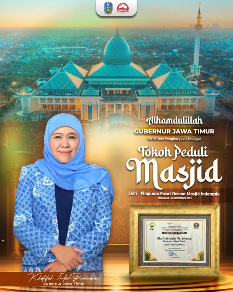 Gubernur Khofifah Dorong Masjid Terus Berinovasi Lewat Transformasi Digital