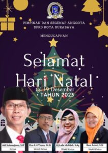 Iklan Natal 2023 DPRD Surabaya