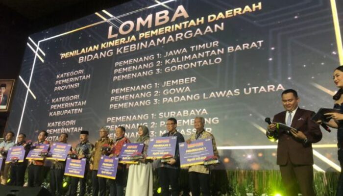 Juara 1 Penyelenggaraan Jalan dari Kementerian PUPR, Surabaya Bawa Pulang Proyek Senilai Rp 40 Miliar
