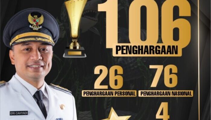 Menjelang 3 Tahun Pimpin Surabaya, Wali Kota Eri Cahyadi Raih 106 Penghargaan