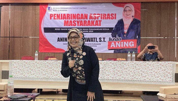 Gelar Reses di Wilayah Dapil 3 Kota Surabaya, Ini Catatan Aning Rahmawati