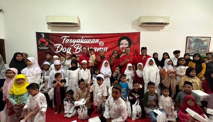 Ulang Tahun Megawati, PDIP Surabaya Doa Bersama Ratusan Anak Yatim Piatu