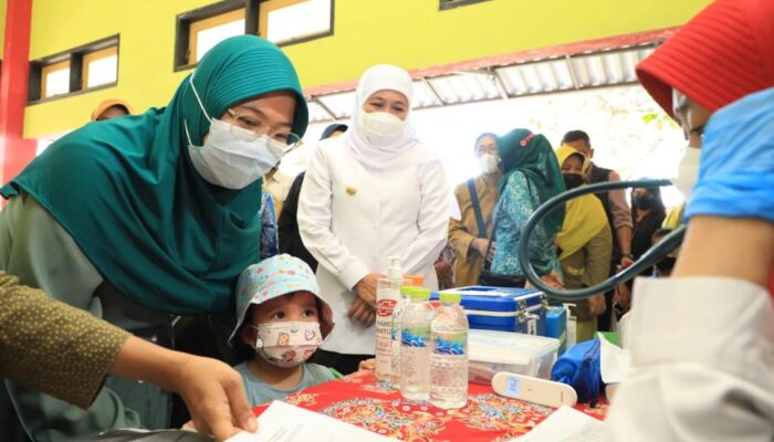 Sub PIN Polio Hari Pertama Jangkau 26,3% dari 4.437.679 Jumlah Sasaran Anak