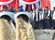 Gubernur Khofifah Resmikan Penambahan Kapasitas Pompa dan Genset di Pintu Air Kuro