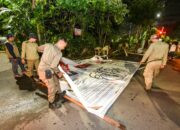 Angkut APK Di Masa Tenang Pemilu 2024, Satpol PP Surabaya Kerahkan 35 Truk