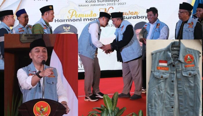 Rompi Jeans Biru Wali Kota Eri Cahyadi Penghargaan Pemuda Muhammadiyah Surabaya, Tak Ada Nuansa Politik