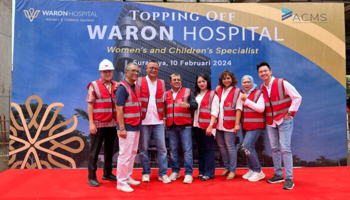 Waron Hospital Gelar Acara Topping off Ceremony Dengan Semangat “Heal And Happy Way”