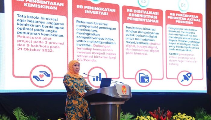 Gubernur Khofifah Berpesan Berikan Equal Treatment pada Masyarakat serta Jalankan Reformasi Birokrasi Berdampak