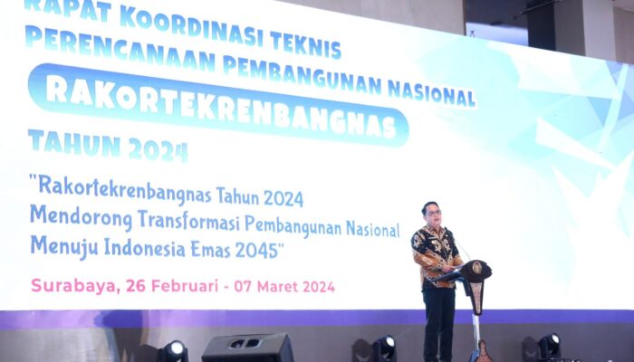 Rakortekrenbang Nasional 2024, Pj. Gubernur Adhy Tekankan Pentingnya Sinkronisasi Rencana Pembangunan Antara Pusat dan Daerah