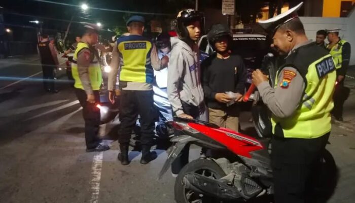 Jelang Lebaran Idul Fitri, Satlantas Polres Kediri Kota Jaring Puluhan R2