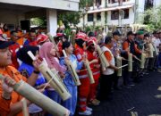 Pemkot Surabaya Libatkan Masyarakat-Forkopimcam dalam Simulasi Kesiapsiagaan Bencana di Peringatan HKB 2024