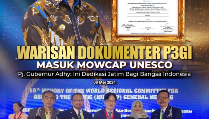 Warisan Dokumenter P3GI Masuk MOWCAP UNESCO