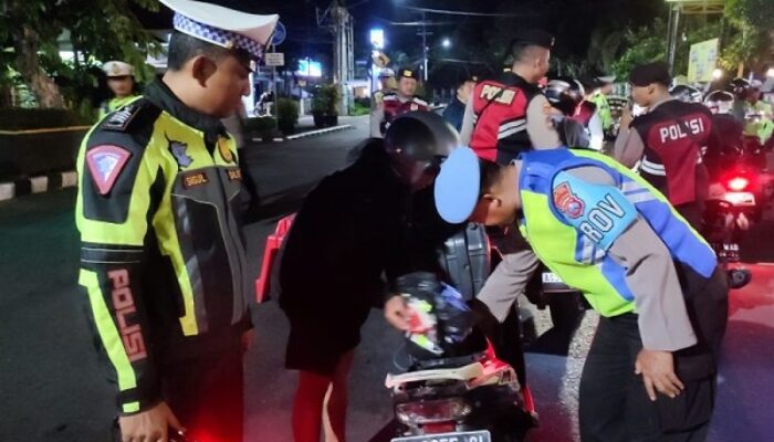 Gelar Operasi Cipta Kondisi, Polres Kota Kediri Jaring Puluhan Unit R2