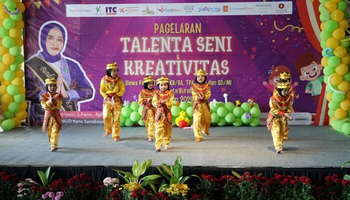 Ribuan Anak PAUD dan SD Surabaya Unjuk Bakat di Pagelaran Seni Kreativitas di 12 Pusat Perbelanjaan