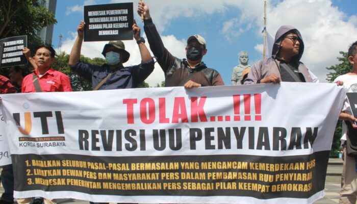 Ancam kebebasan pers, IJTI Surabaya tolak pasal-pasal bermasalah RUU Penyiaran