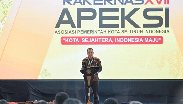 Pimpin Rakernas XVII APEKSI, Wali Kota Eri Cahyadi Satukan Sistem Aplikasi Kota Seluruh Indonesia