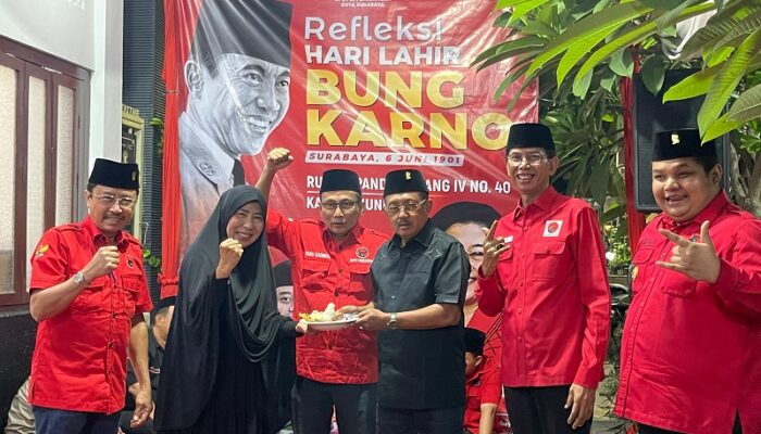 Juni Bulan Bung Karno, PDIP Surabaya Gelar Refleksi Hari Kelahiran “Sang Putra Fajar