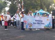 Cegah Heatstroke, PMI Surabaya Gelar Kampanye Hari Aksi Panas di Taman Bungkul