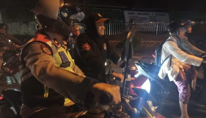 Polsek Mojoroto Polresta Kediri Gelar Patroli Pengamanan Jelang 1 Suro