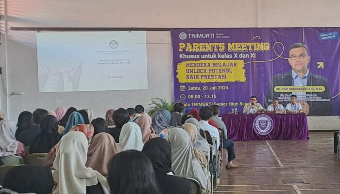 SMA Trimurti Tekankan Pentingnya Kolaborasi Dengan Wali Murid