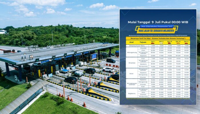 Penyesuaian Tarif Jalan Tol Sumo Diberlakukan Mulai 9 Juli 2024 Pukul 00.00 WIB