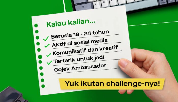 Gojek Ajak Generasi Muda Ikuti Tantangan #GOJEKSETIAPHARI