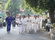 Tingkatkan Stamina Anggota, Polres Kediri Gelar Latihan Bela Diri