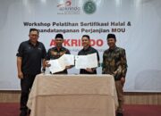 Apkrindo Jatim Teken MOU Dengan BHNU Untuk Sertifikasi Halal di Surabaya