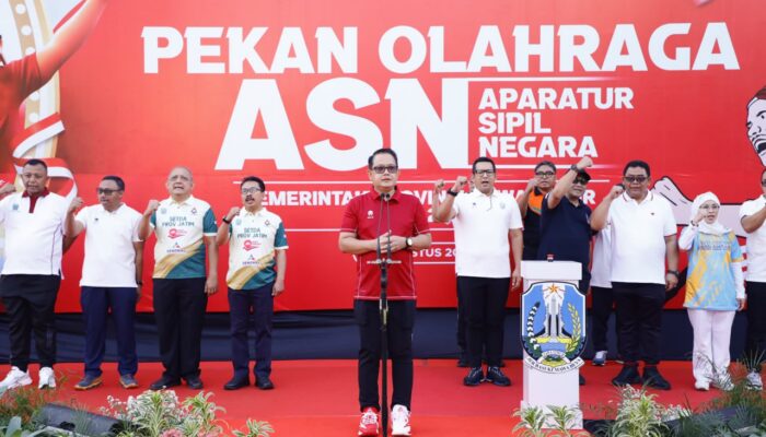 Pj. Gubernur Adhy Buka Pekan Olahraga ASN Pemprov Jatim