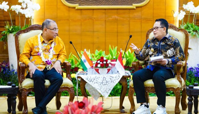 Pj. Gubernur Adhy Tawarkan Kerja Sama Pariwisata, Industri Baja/Besi, Hingga Energi Dengan India