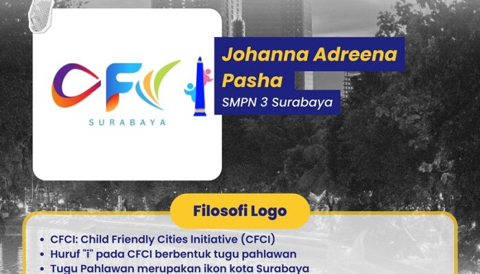 Siswa SMPN 20 Kota Surabaya Jadi Pemenang Desain Logo CFCI