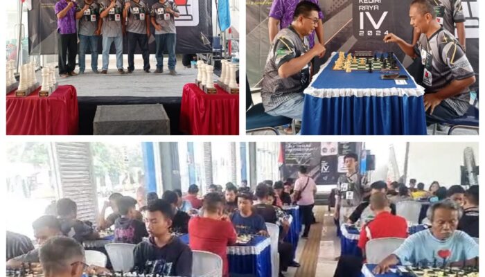 PWI Kediri Bersama Dishub Kota Kediri Gelar Turnamen Catur Terbuka