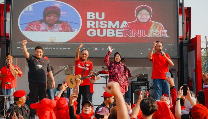 PDIP Surabaya Genjot Sosialisasi Risma-Gus Hans Nomor 3, dan Eri-Armuji 1