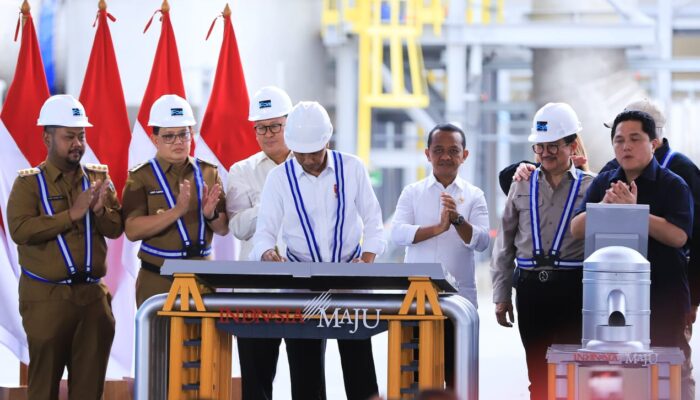 Produksi Smelter Freeport di Gresik Diresmikan Presiden Jokowi