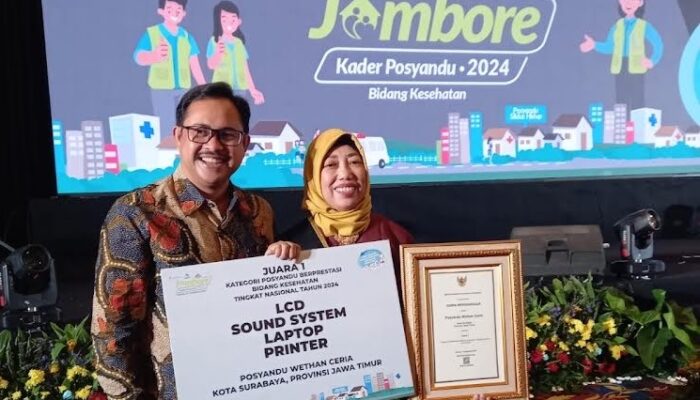 Posyandu Wethan Ceria Surabaya Sabet Juara 1 Posyandu Berprestasi Tingkat Nasional 2024