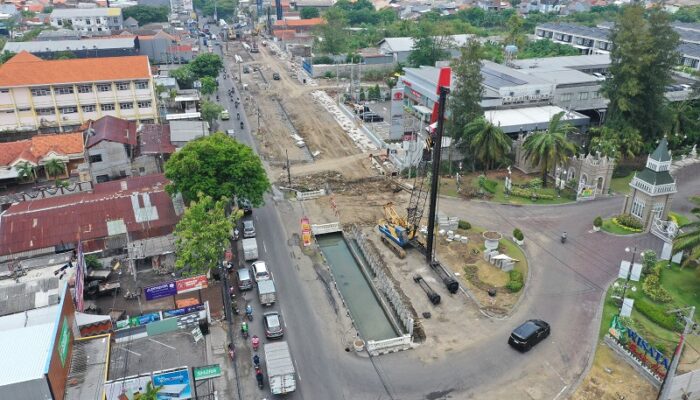 Urai Kemacetan, Proyek Jalan Menganti Wiyung – Babatan Unesa Surabaya Ditarget Rampung Desember