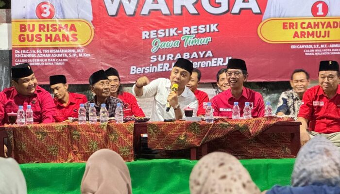 PDIP Surabaya Bergerak Galang Suara Rakyat: Coblos No. 3 untuk Bu Risma-Hans dan No. 1 untuk Eri-Armuji