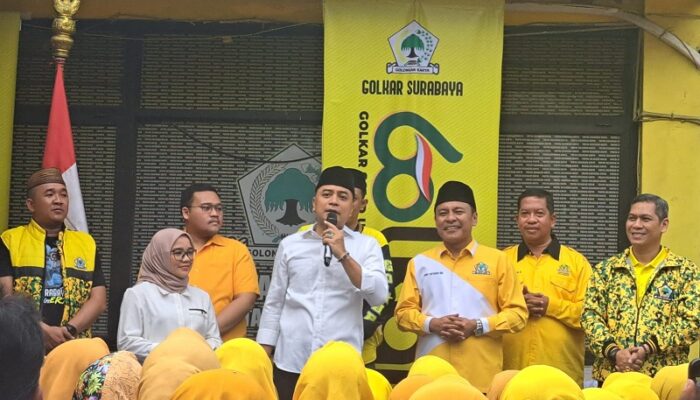 Eri Cahyadi Hadiri Pemberangkatan Ziarah Wali di HUT Golkar ke 60, Ini Pesan Arif Fathoni